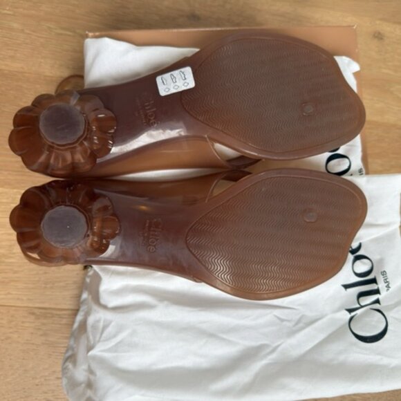 CHLOE Jelly Thong Sandals - Picture 5 of 6